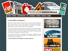 Tablet Screenshot of justicefiscale.fr